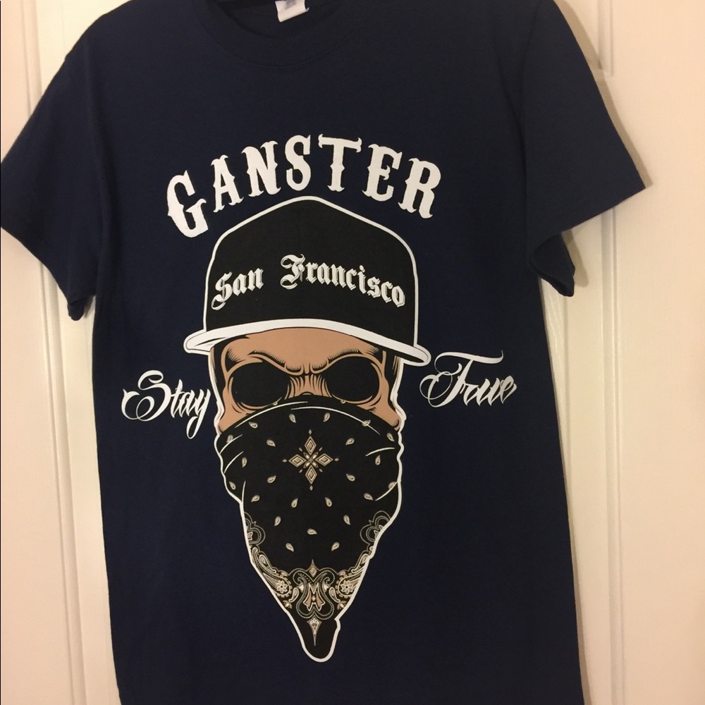 Young men short sleeve print tee shirt